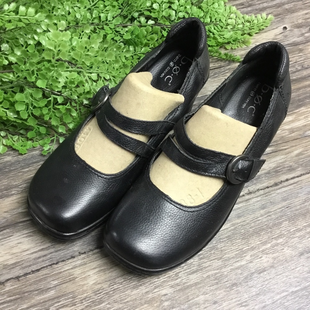 B.O.C Born Concept black Mary Jane clog sh…